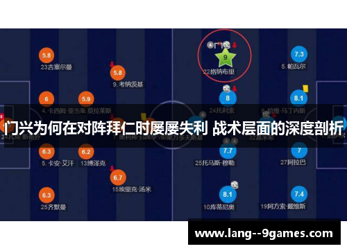 门兴为何在对阵拜仁时屡屡失利 战术层面的深度剖析