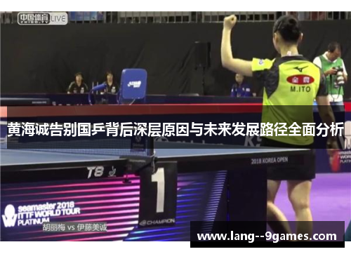 黄海诚告别国乒背后深层原因与未来发展路径全面分析
